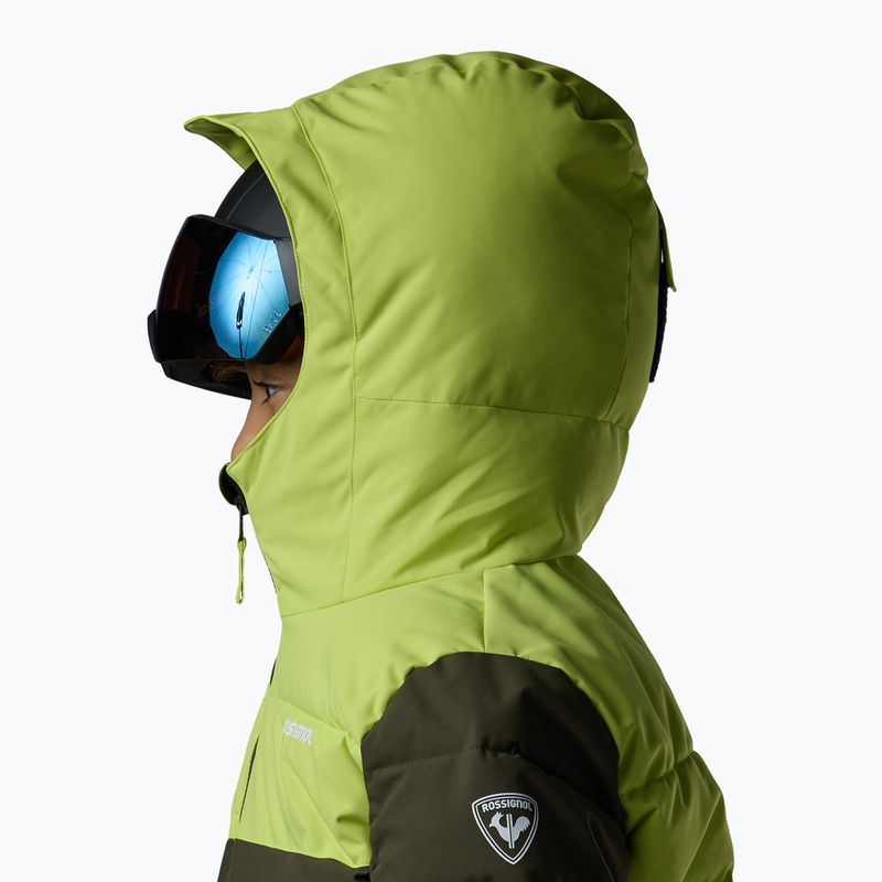 Куртка лижна дитяча Rossignol Siz Quiled olive shadow 7