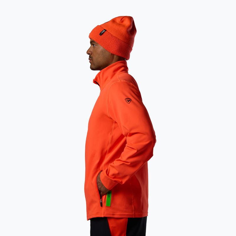 Кофта чоловіча Rossignol Hero Stretch Fleece neon red 4