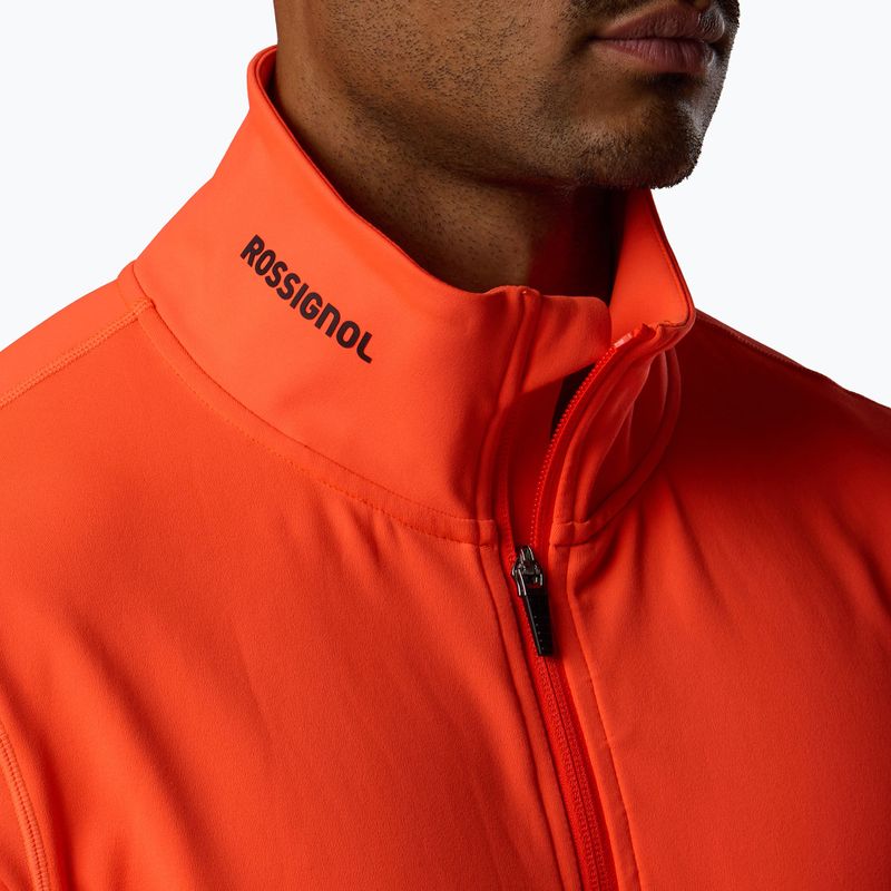 Кофта чоловіча Rossignol Hero Stretch Fleece neon red 5