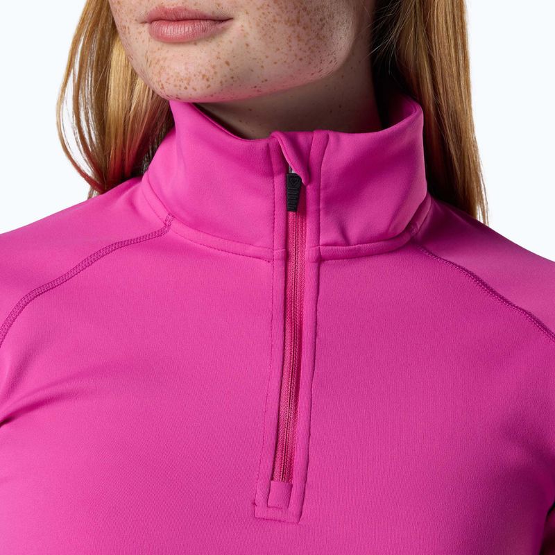 Кофта флісова жіноча Rossignol Mid Layer Stretch Half Zip electric fuchsia 5