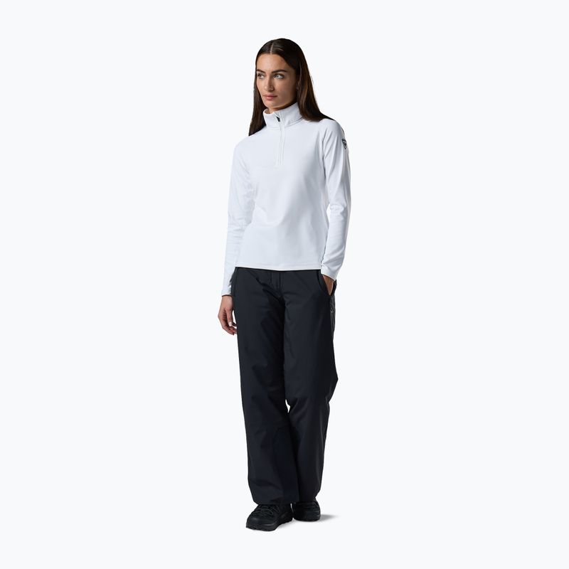 Кофта флісова жіноча Rossignol Mid Layer Stretch Half Zip white 2