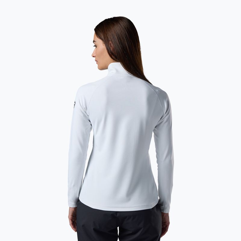 Кофта флісова жіноча Rossignol Mid Layer Stretch Half Zip white 3