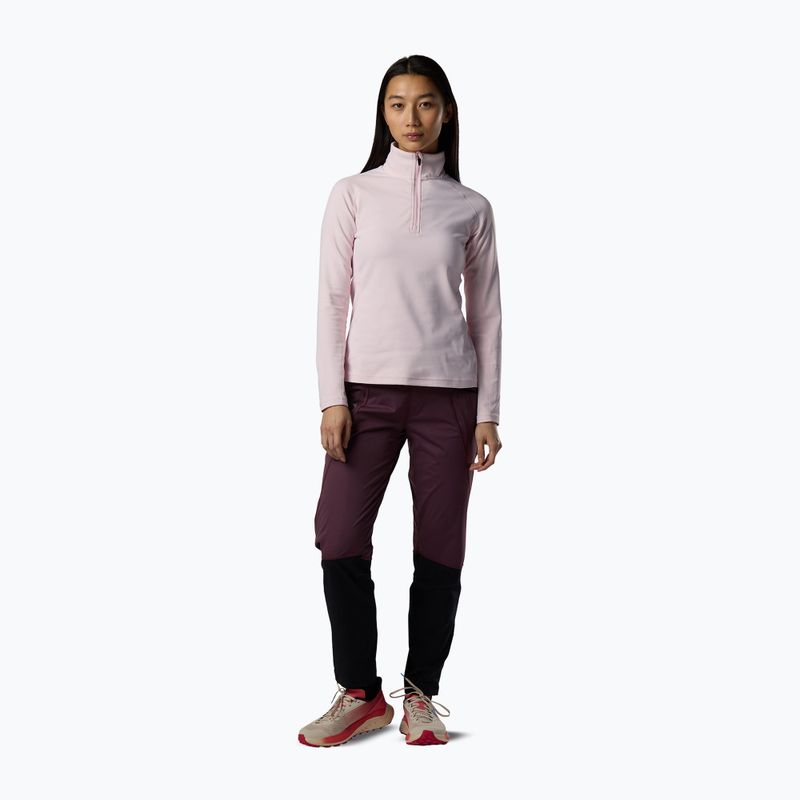 Кофта флісова жіноча Rossignol Mid Layer Stretch Half Zip pale lilac 2