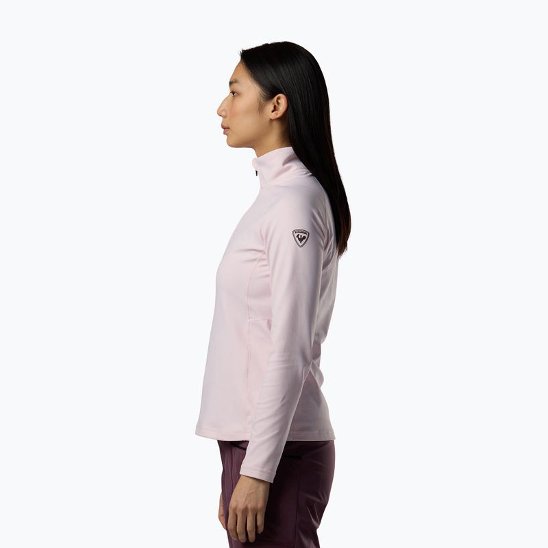 Кофта флісова жіноча Rossignol Mid Layer Stretch Half Zip pale lilac 4