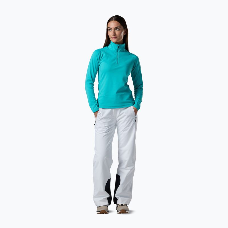 Кофта флісова жіноча Rossignol Mid Layer Stretch Half Zip baltic 2