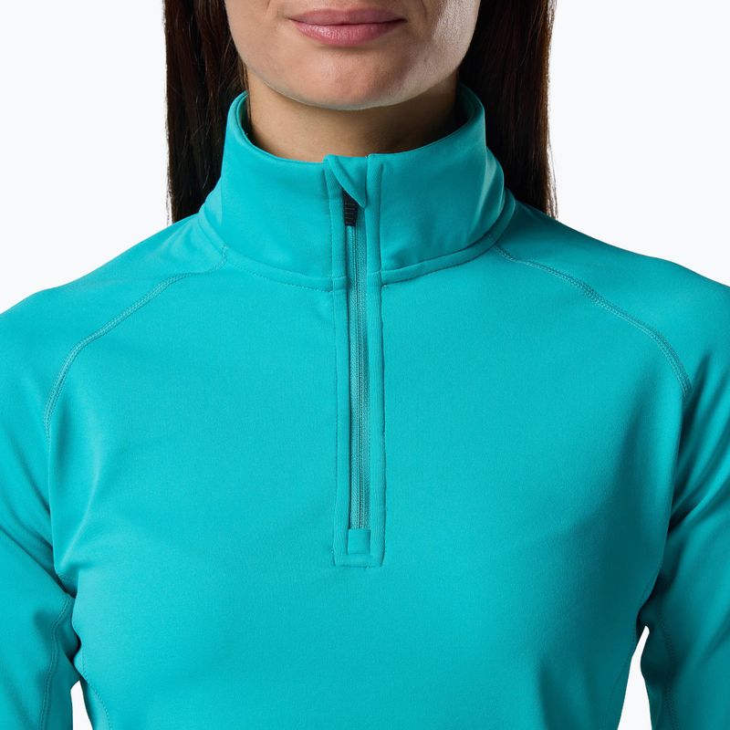 Кофта флісова жіноча Rossignol Mid Layer Stretch Half Zip baltic 5