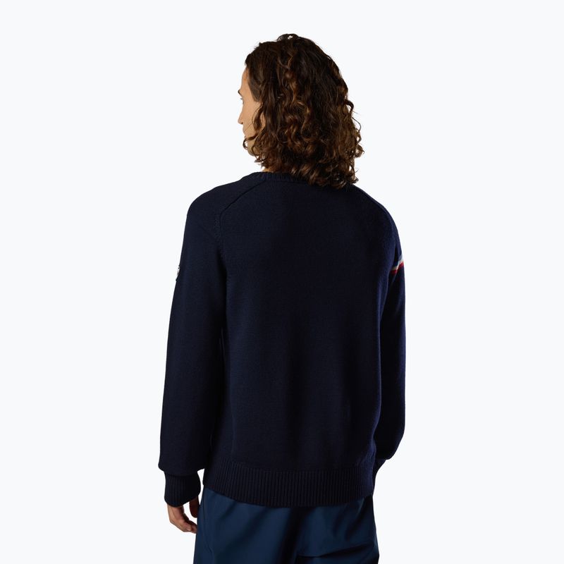 Светр чоловічий Rossignol Odysseus Crew Merino dark navy 3