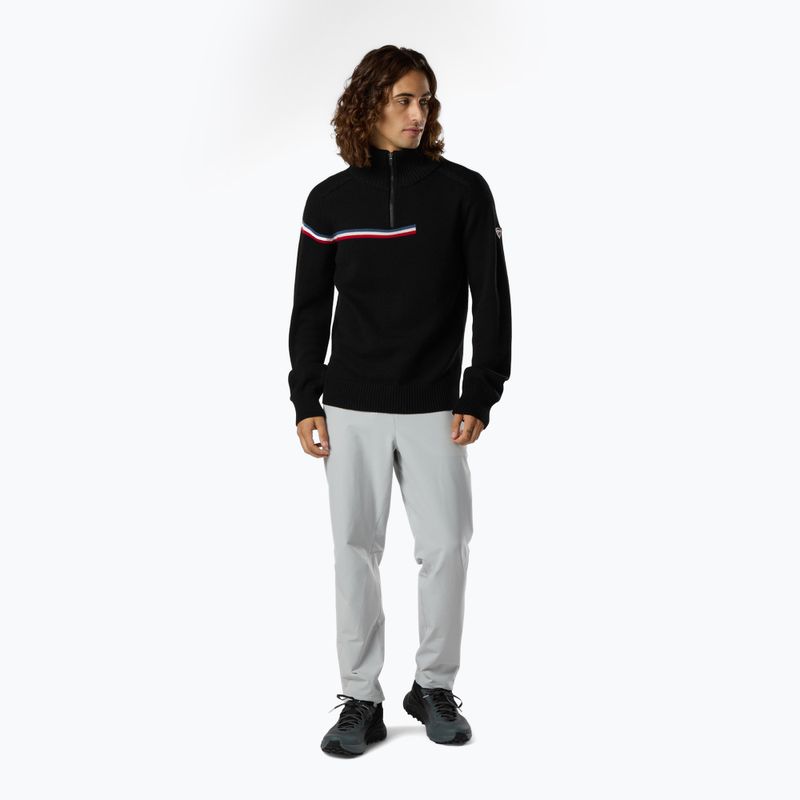 Светр чоловічий Rossignol Odysseus Half Zip Merino black 2