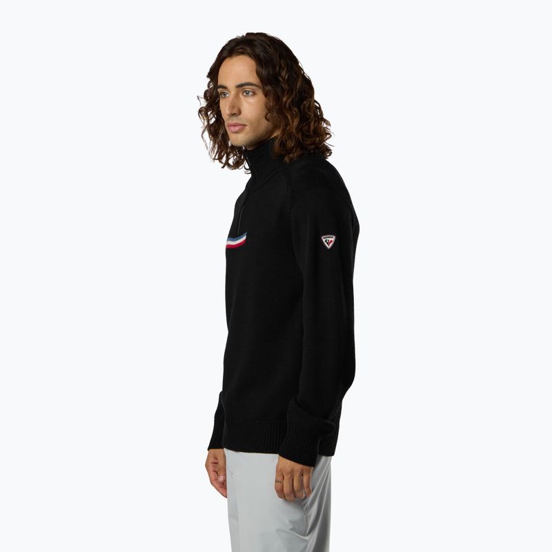 Светр чоловічий Rossignol Odysseus Half Zip Merino black 4