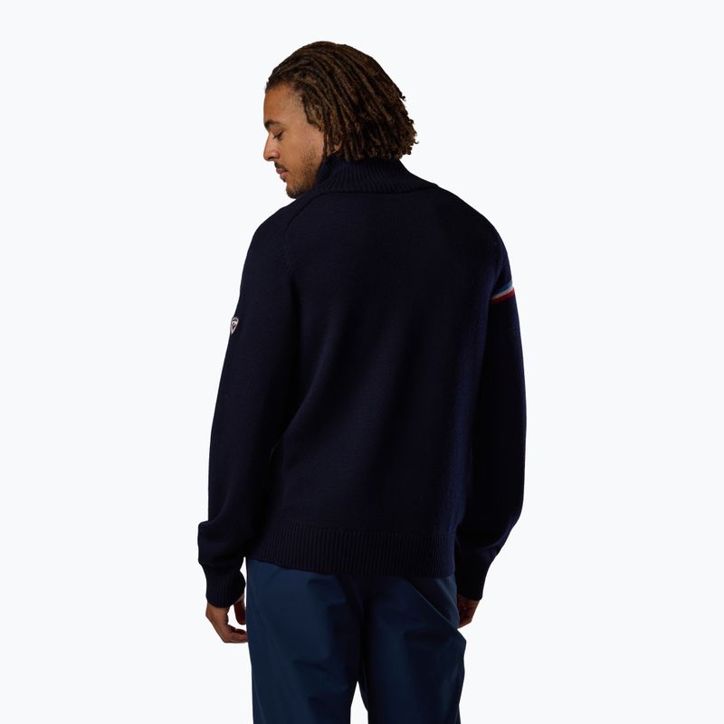 Светр чоловічий Rossignol Odysseus Half Zip Merino dark navy 3