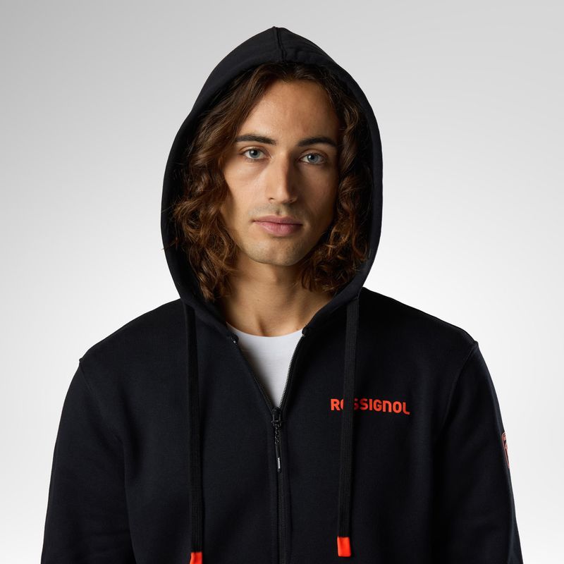 Кофта чоловіча Rossignol Hero Full Zip Hoodie black 5