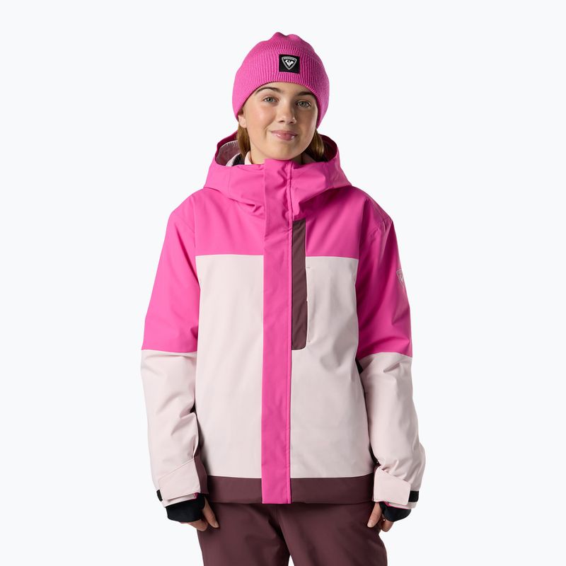 Куртка лижна дитяча Rossignol Wispile Insulated electric fuchsia 2