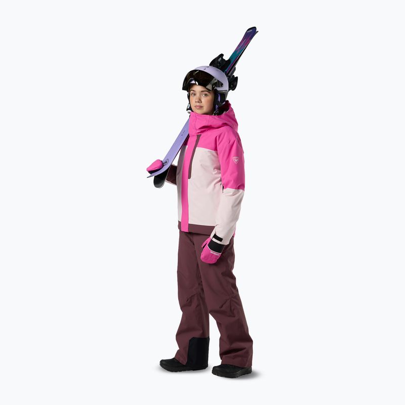 Куртка лижна дитяча Rossignol Wispile Insulated electric fuchsia 3