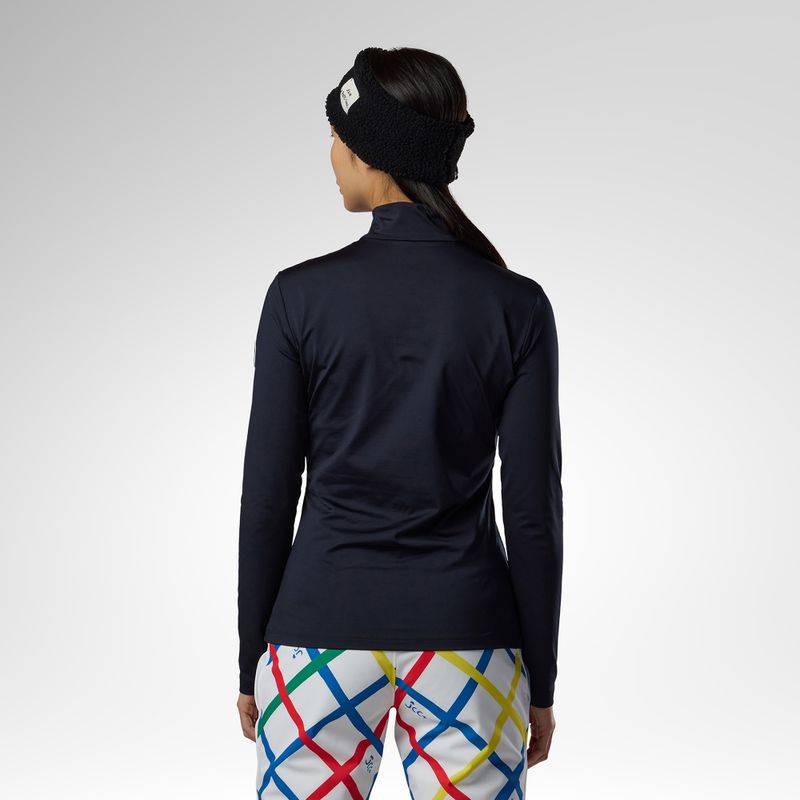 Кофта термоактивна жіноча Rossignol JCC Quarter Zip First Layer black 3