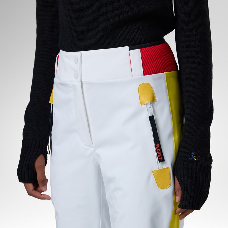Штани лижні жіночі Rossignol JCC Valdiz white 5