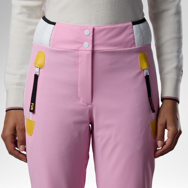 Штани лижні жіночі Rossignol JCC Valdiz new pink 5