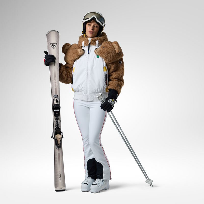 Куртка лижна жіноча Rossignol JCC Teddy Hoodie white 2