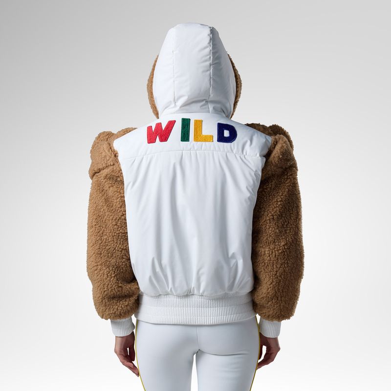 Куртка лижна жіноча Rossignol JCC Teddy Hoodie white 3