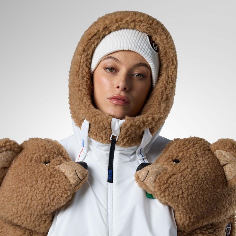 Куртка лижна жіноча Rossignol JCC Teddy Hoodie white 5