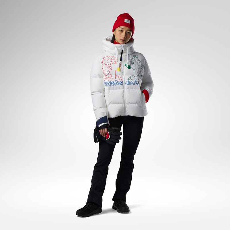 Куртка лижна жіноча Rossignol JCC Allsnow Down white 2