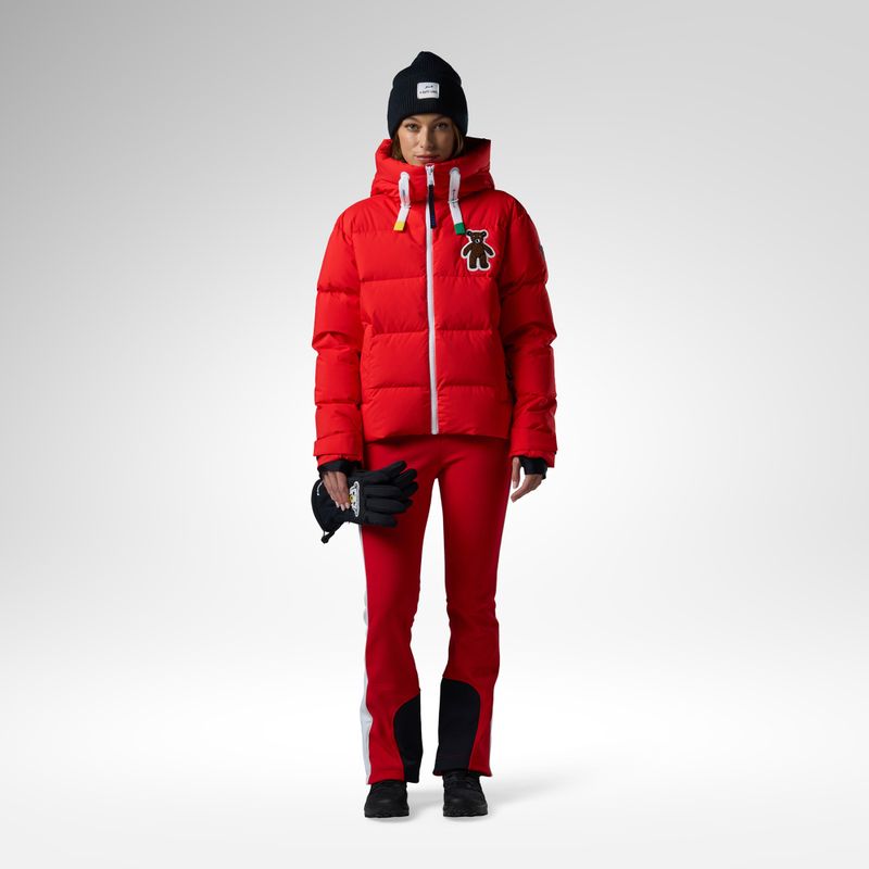Куртка лижна жіноча Rossignol JCC Allsnow Down red 2