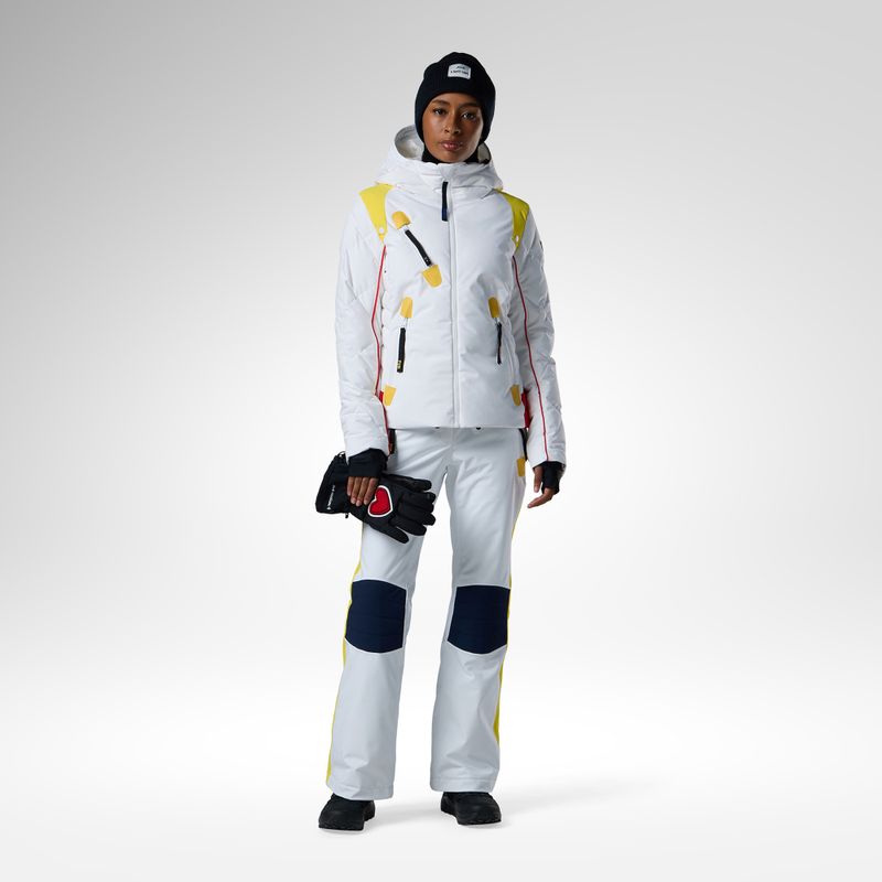 Куртка лижна жіноча Rossignol JCC Valdiz Down white 2