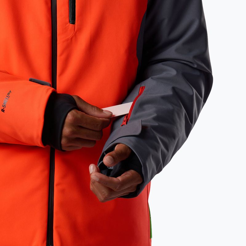 Куртка лижна чоловіча Rossignol Hero Insulated neon red 10