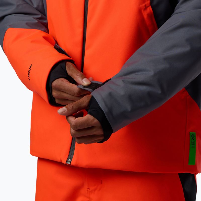 Куртка лижна чоловіча Rossignol Hero Insulated neon red 11