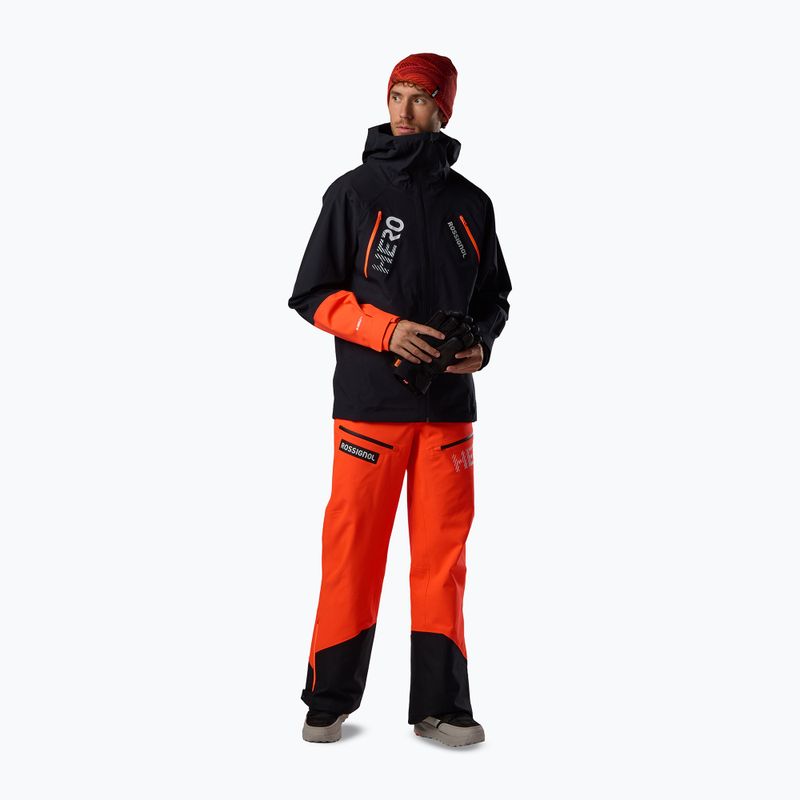 Штани лижні чоловічі Rossignol Hero Evader 2.0 3L Shell neon red 2