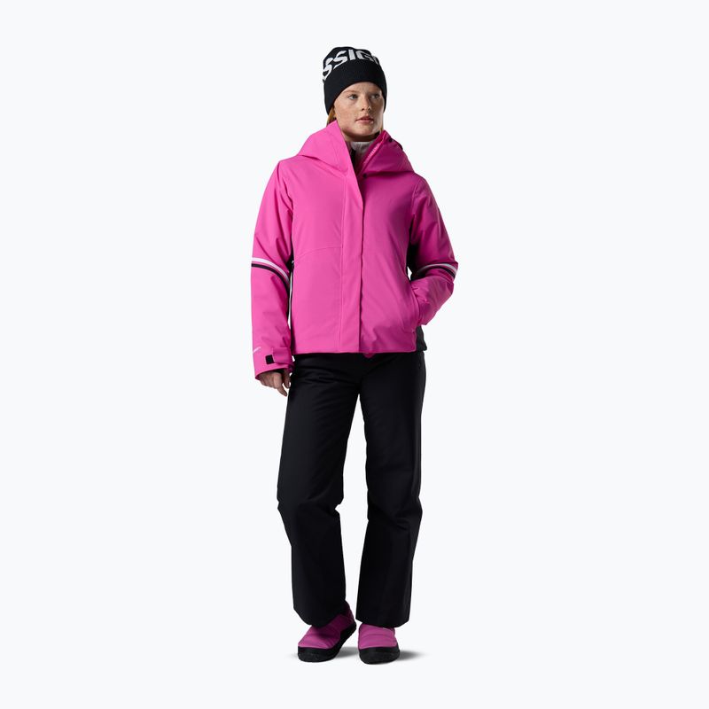 Куртка лижна жіноча Rossignol Strawpile Insulated electric fuchsia 2