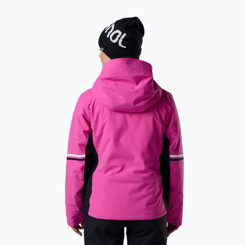 Куртка лижна жіноча Rossignol Strawpile Insulated electric fuchsia 3