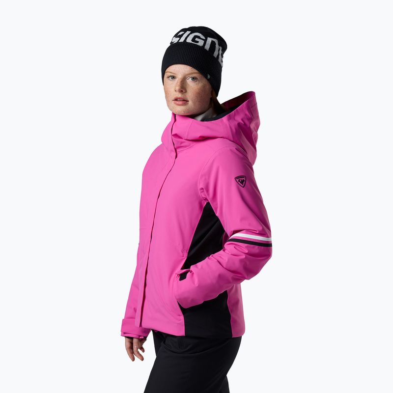 Куртка лижна жіноча Rossignol Strawpile Insulated electric fuchsia 4