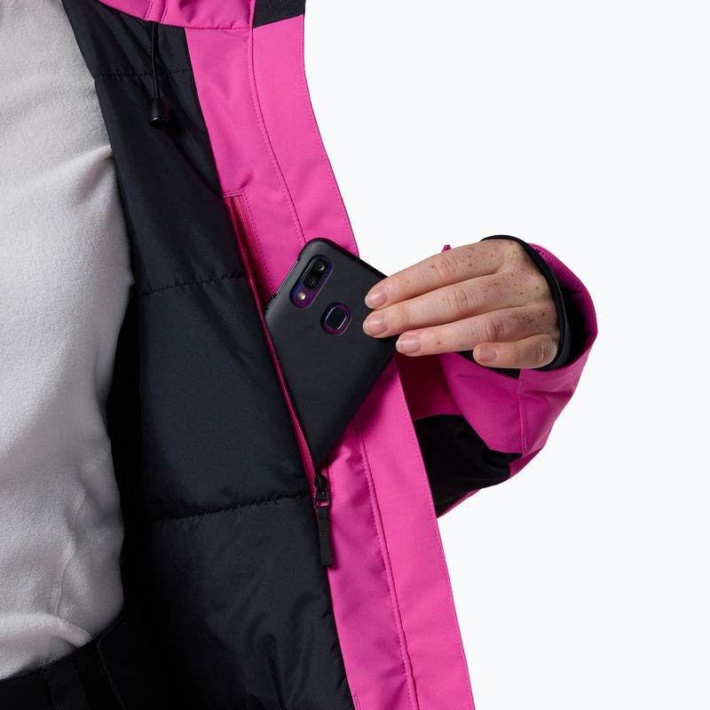 Куртка лижна жіноча Rossignol Strawpile Insulated electric fuchsia 9