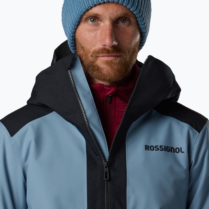 Куртка лижна чоловіча Rossignol Rochrun Insulated winward blue/black 5