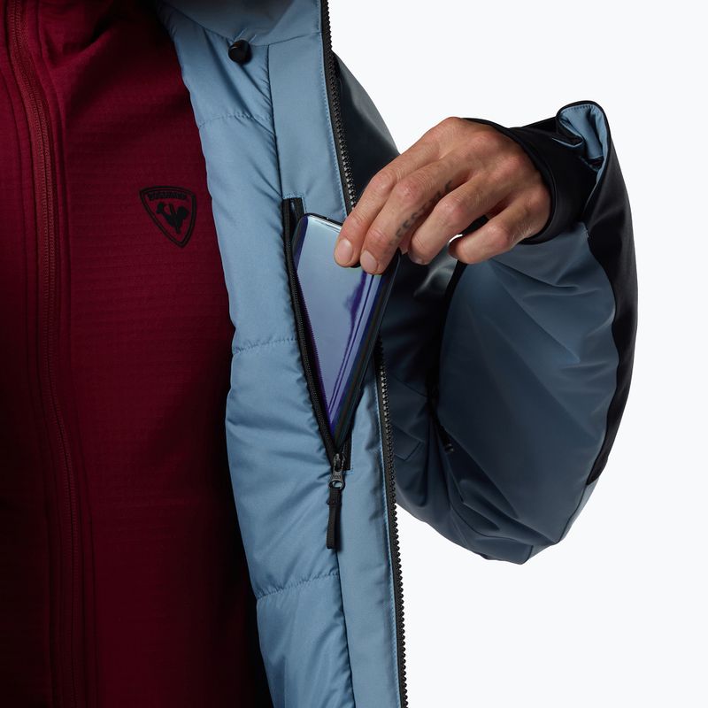 Куртка лижна чоловіча Rossignol Rochrun Insulated winward blue/black 7
