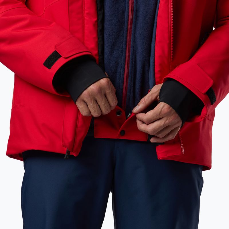 Куртка лижна чоловіча Rossignol Rochrun Insulated sport red solid 11