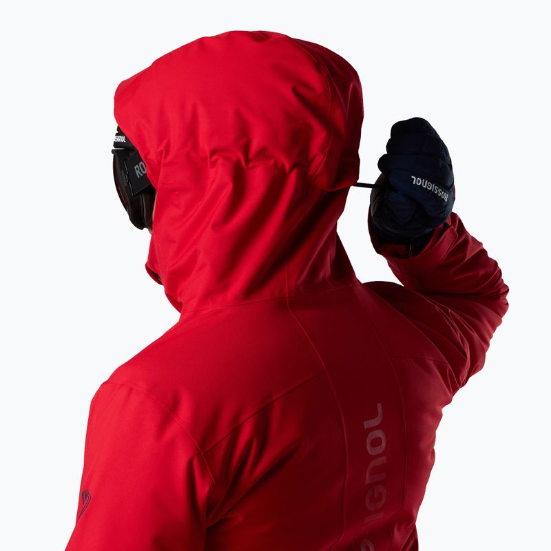 Куртка лижна чоловіча Rossignol Rochrun Insulated sport red solid 13