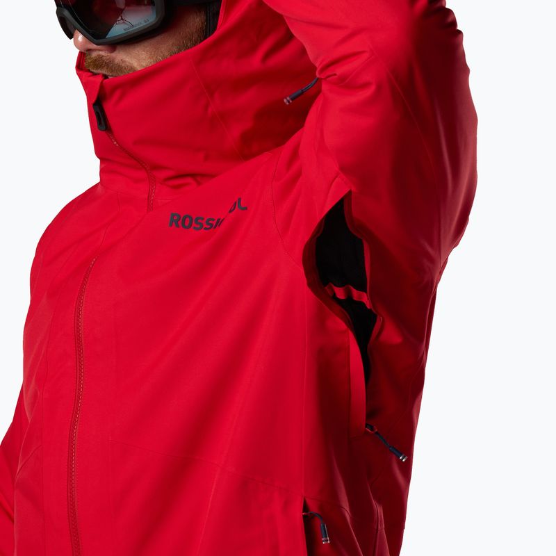 Куртка лижна чоловіча Rossignol Rochrun Insulated sport red solid 14
