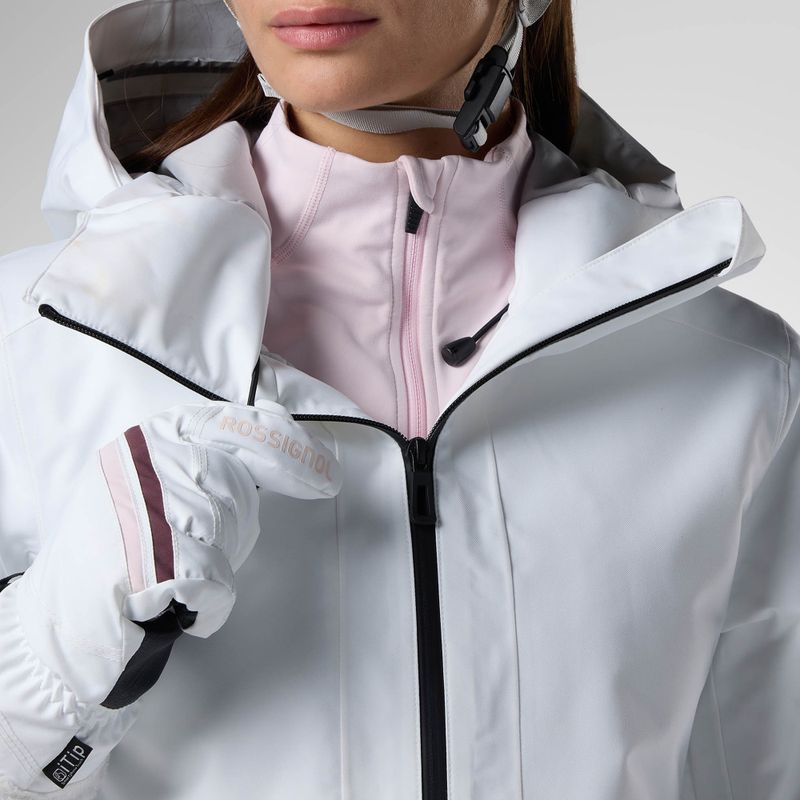 Куртка лижна жіноча Rossignol Rochrun Insulated white 6