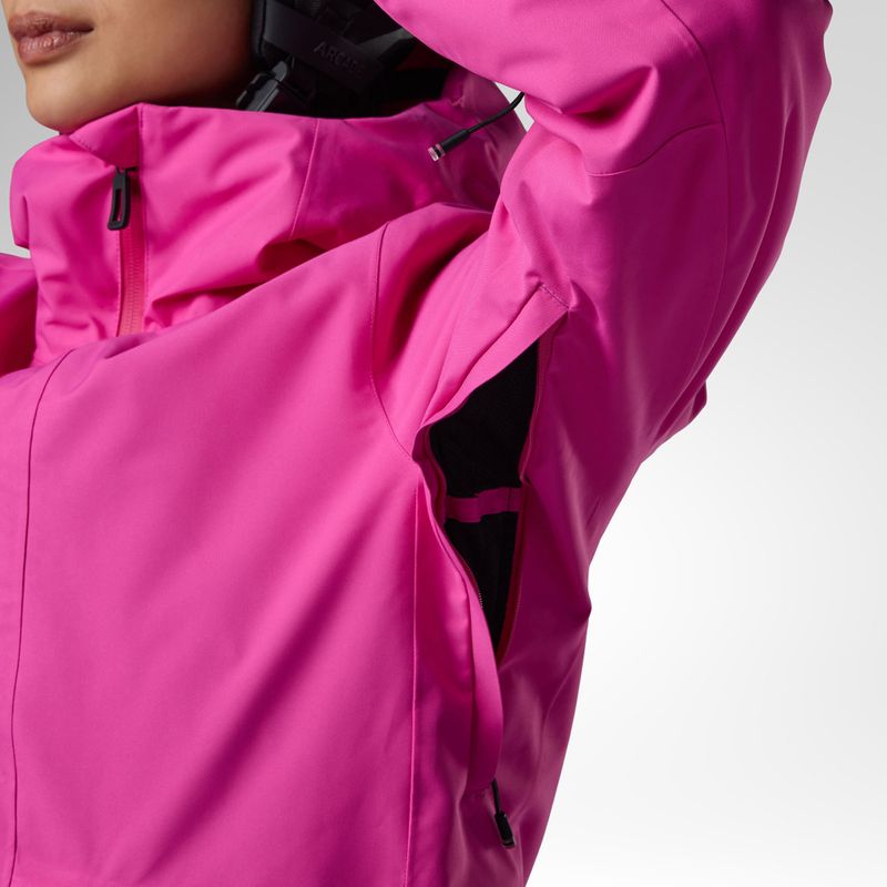 Куртка лижна жіноча Rossignol Rochrun Insulated electric fuchsia 8