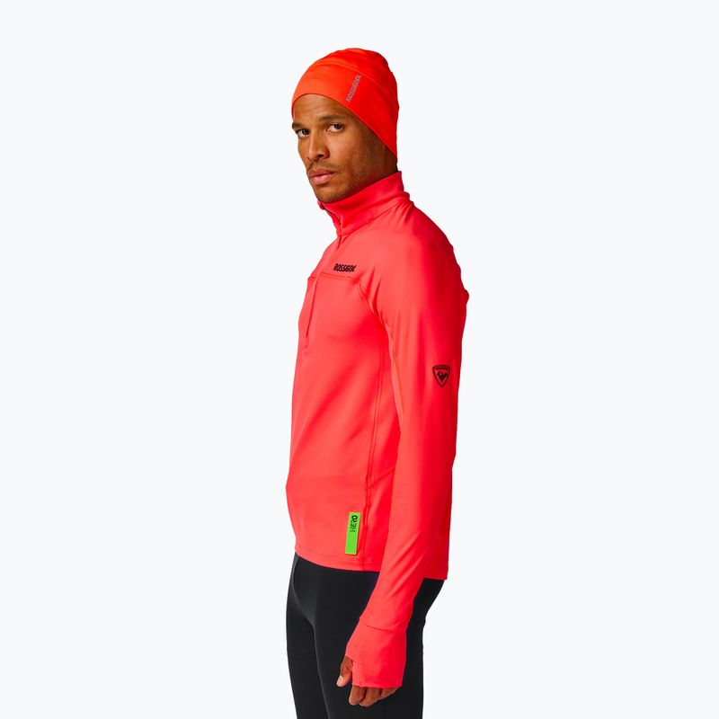 Кофта чоловіча Rossignol Hero Half Zip First Layer neon red 5