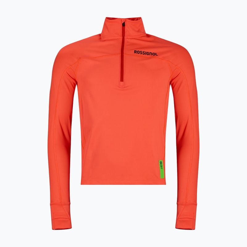 Кофта чоловіча Rossignol Hero Half Zip First Layer neon red 10