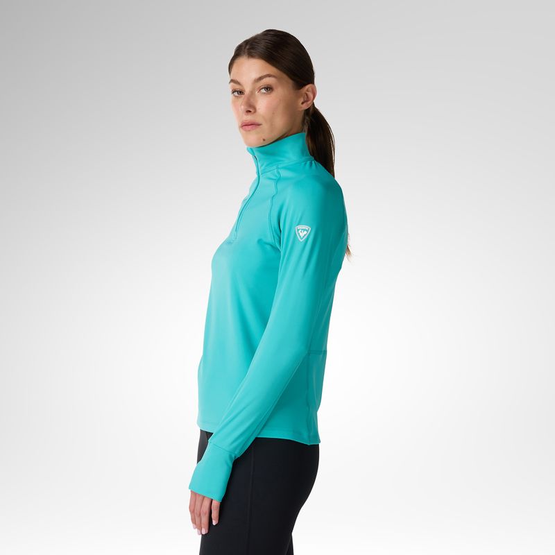 Кофта термоактивна жіноча Rossignol Half Zip First Layer baltic 4