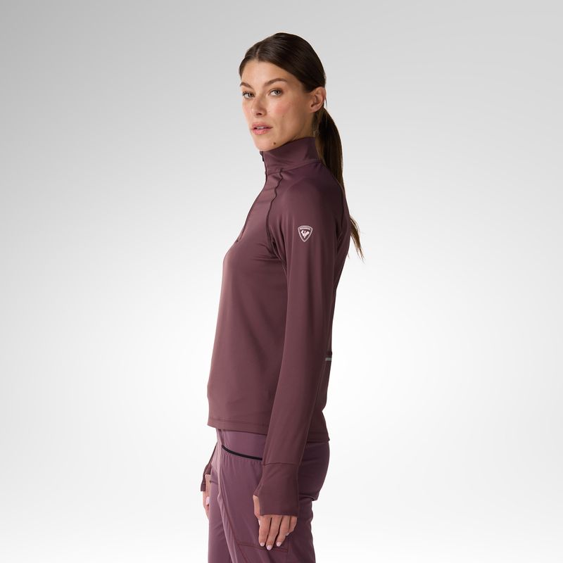Кофта термоактивна жіноча Rossignol Half Zip First Layer huckleberry 4