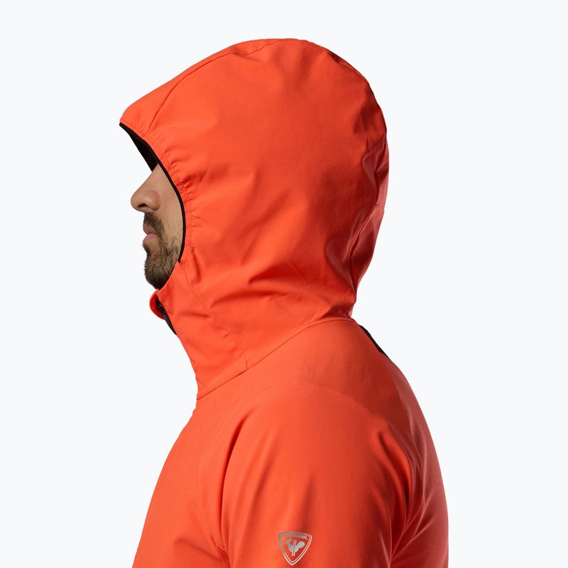 Куртка для скітуру чоловіча Rossignol Venon Wind Hoodie neon red 7