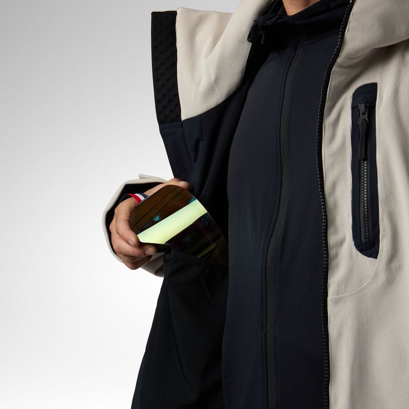 Куртка лижна чоловіча Rossignol Corduroy Insulated silver cloud 10
