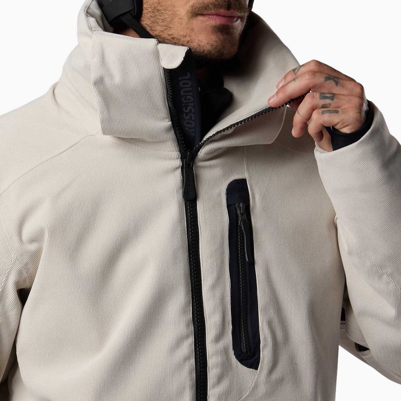 Куртка лижна чоловіча Rossignol Corduroy Insulated silver cloud 17