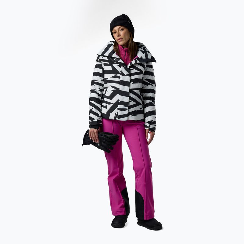 Куртка лижна жіноча Rossignol Snowblaze Down resort bold lines black 2