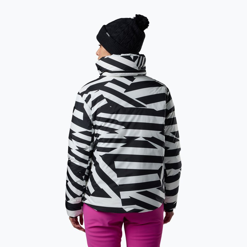 Куртка лижна жіноча Rossignol Snowblaze Down resort bold lines black 3