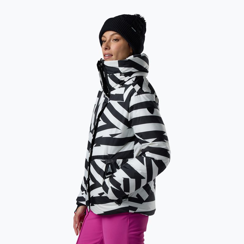 Куртка лижна жіноча Rossignol Snowblaze Down resort bold lines black 4